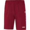 Jako Trainingsshort Premium Weinrot