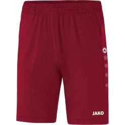 Jako Trainingsshort Premium Weinrot