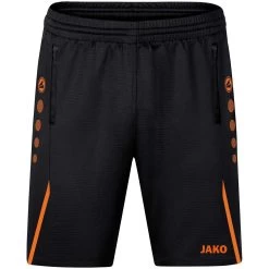 Jako Trainingsshort Challenge Schwarz/neonorange