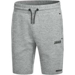 Jako Short Premium Basics Hellgrau Meliert