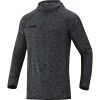 Jako Kapuzensweat Active Basics Schwarz Meliert