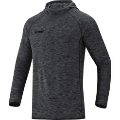 Jako Kapuzensweat Active Basics Schwarz Meliert