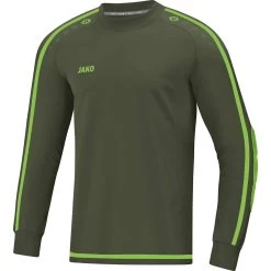 Jako TW-Trikot Striker 2.0 Khaki/neongrün