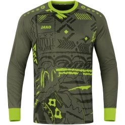 Jako TW-Trikot Tropicana Khaki/neongrün
