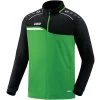 Jako Polyesterjacke Competition 2.0 Soft Green/schwarz