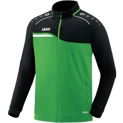 Jako Polyesterjacke Competition 2.0 Soft Green/schwarz