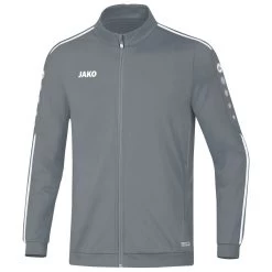 Jako Polyesterjacke Striker 2.0 Steingrau/weiß