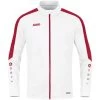 JAKO Polyesterjacke Power Weiß/rot