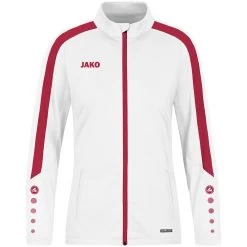 JAKO Polyesterjacke Power Weiß/rot -Jako JK 9323 004 D 1280x1280
