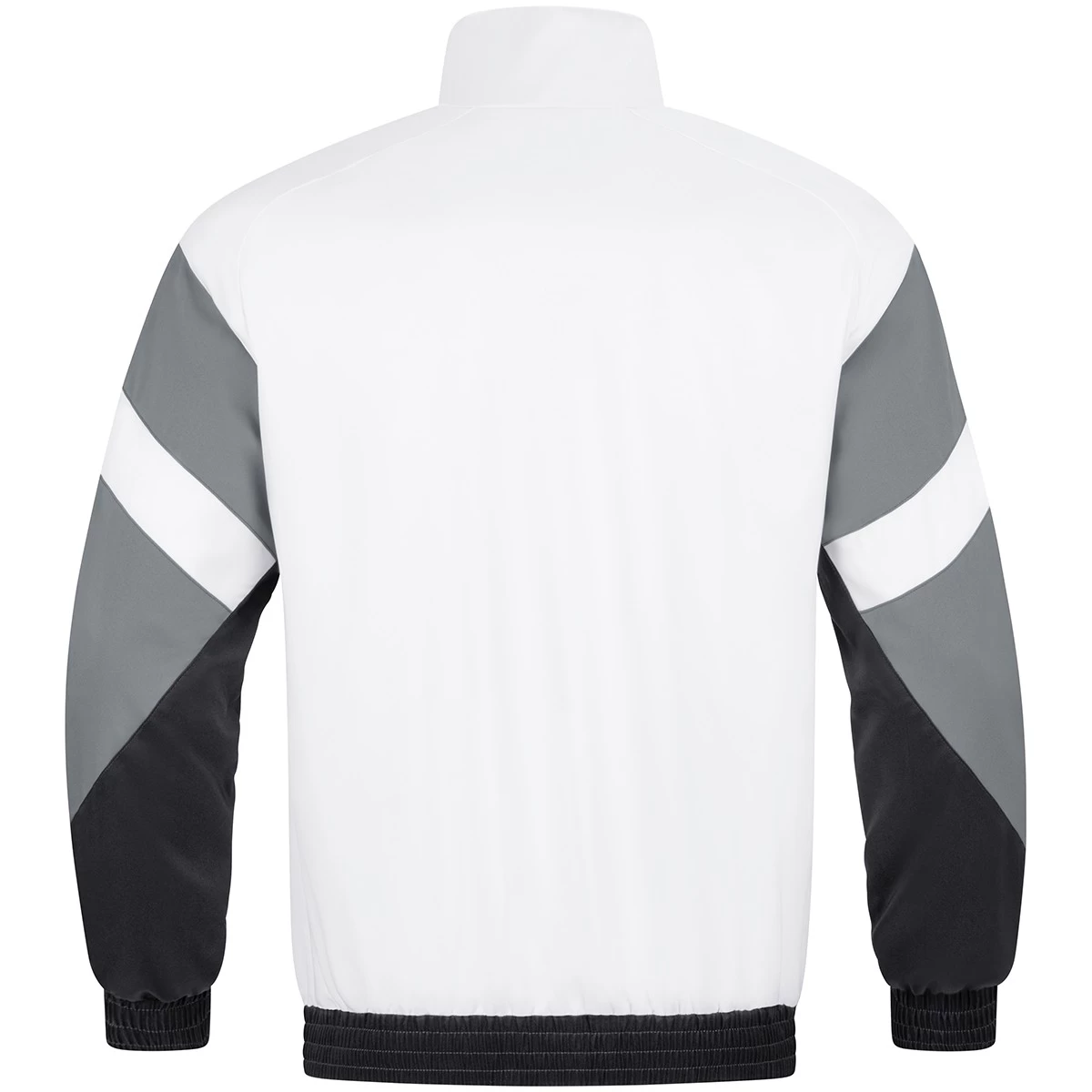 JAKO Freizeitjacke Retro Schwarz/weiß/steingrau 2 JAKO Freizeitjacke Retro Schwarz/weiß/steingrau – Bild 2