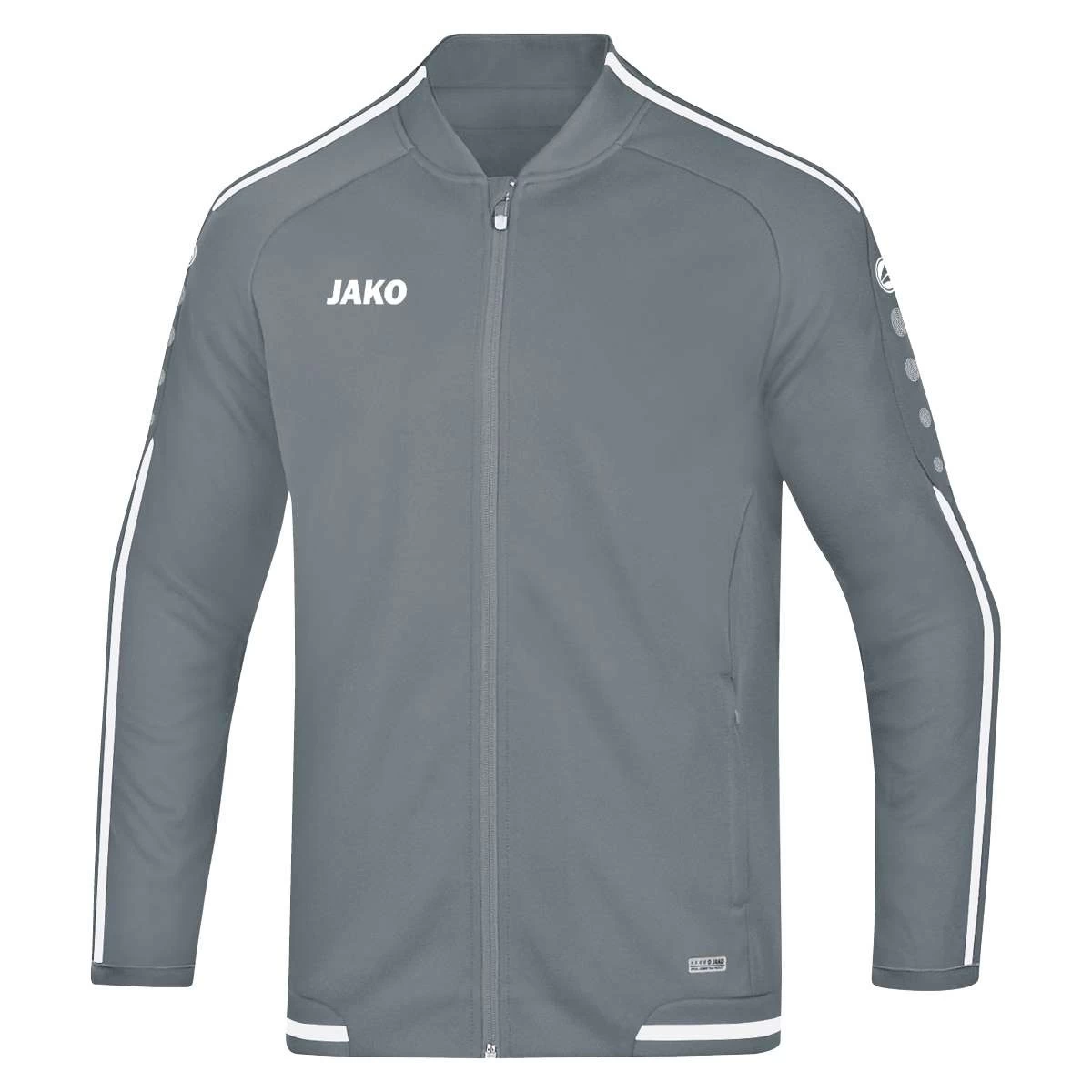 Jako Freizeitjacke Striker 2.0 Steingrau/weiß 1 Jako Freizeitjacke Striker 2.0 Steingrau/weiß