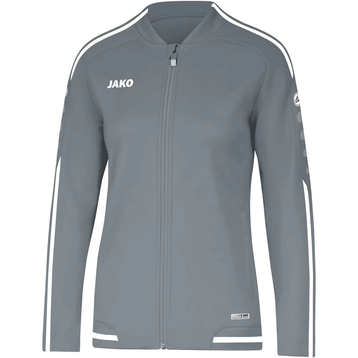 Jako Freizeitjacke Striker 2.0 Steingrau/weiß 3 Jako Freizeitjacke Striker 2.0 Steingrau/weiß – Bild 3