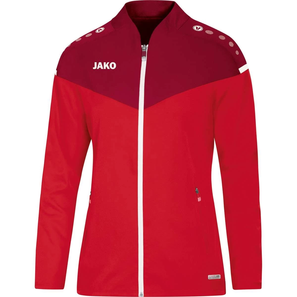 Jako Präsentationsjacke Champ 2.0 Rot/weinrot 3 Jako Präsentationsjacke Champ 2.0 Rot/weinrot – Bild 3