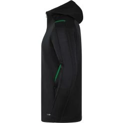 Jako Freizeitjacke Challenge Mit Kapuze Schwarz Meliert/sportgrün -Jako JK 9821 503 P02 1280x1280