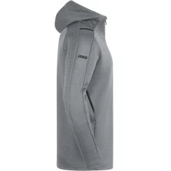 Jako Freizeitjacke Challenge Mit Kapuze Steingrau Meliert/schwarz -Jako JK 9821 531 P03 1280x1280