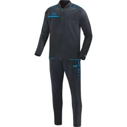 Jako Trainingsanzug Prestige Anthrazit/JAKO Blau