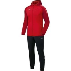 Jako Trainingsanzug Polyester Champ Mit Kapuze Rot/dunkelrot