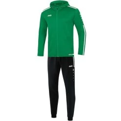 Jako Trainingsanzug Polyester Striker 2.0 Mit Kapuze Sportgrün/weiß