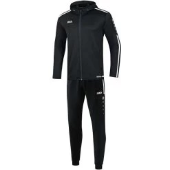 Jako Trainingsanzug Polyester Striker 2.0 Mit Kapuze Schwarz/weiß