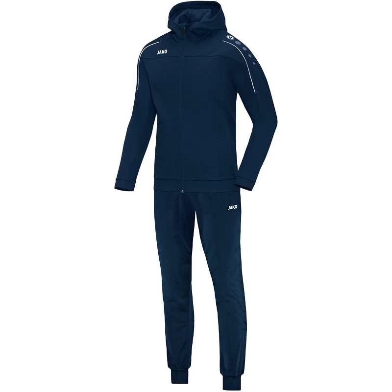 Jako Trainingsanzug Polyester Classico Mit Kapuze Marine 1 Jako Trainingsanzug Polyester Classico Mit Kapuze Marine