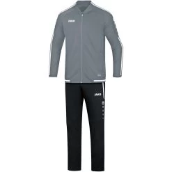 Jako Präsentationsanzug Striker 2.0 Steingrau/weiß