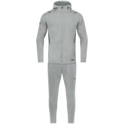 Jako Freizeitanzug Challenge Mit Kapuze Hellgrau Meliert/anthra Light