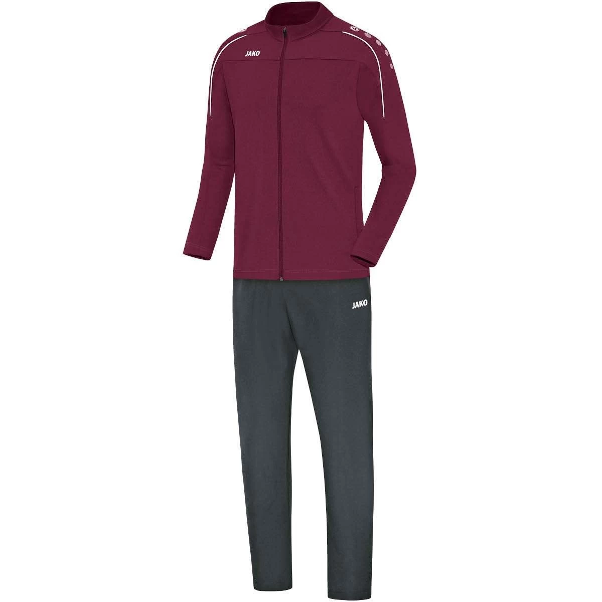 Jako Präsentationsanzug Classico Maroon 1 Jako Präsentationsanzug Classico Maroon