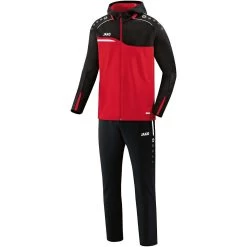 Jako Präsentationsanzug Competition 2.0 Mit Kapuze Rot/schwarz