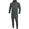 Jako Jogginganzug Premium Basics Mit Kapuzensweat Anthrazit Meliert