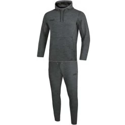 Jako Jogginganzug Premium Basics Mit Kapuzensweat Anthrazit Meliert