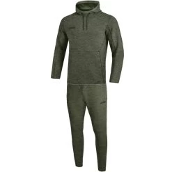 Jako Jogginganzug Premium Basics Mit Kapuzensweat Khaki Meliert