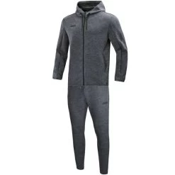 Jako Jogginganzug Premium Basics Mit Kapuzensweat Grau Meliert