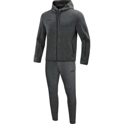 Jako Jogginganzug Premium Basics Mit Kapuze Anthrazit Meliert